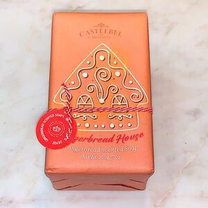 CASTELBEL LTD EDITIONS GINGERBREAD HOUSE & MAN SOAP SET OF 2  7oz BAR NEW